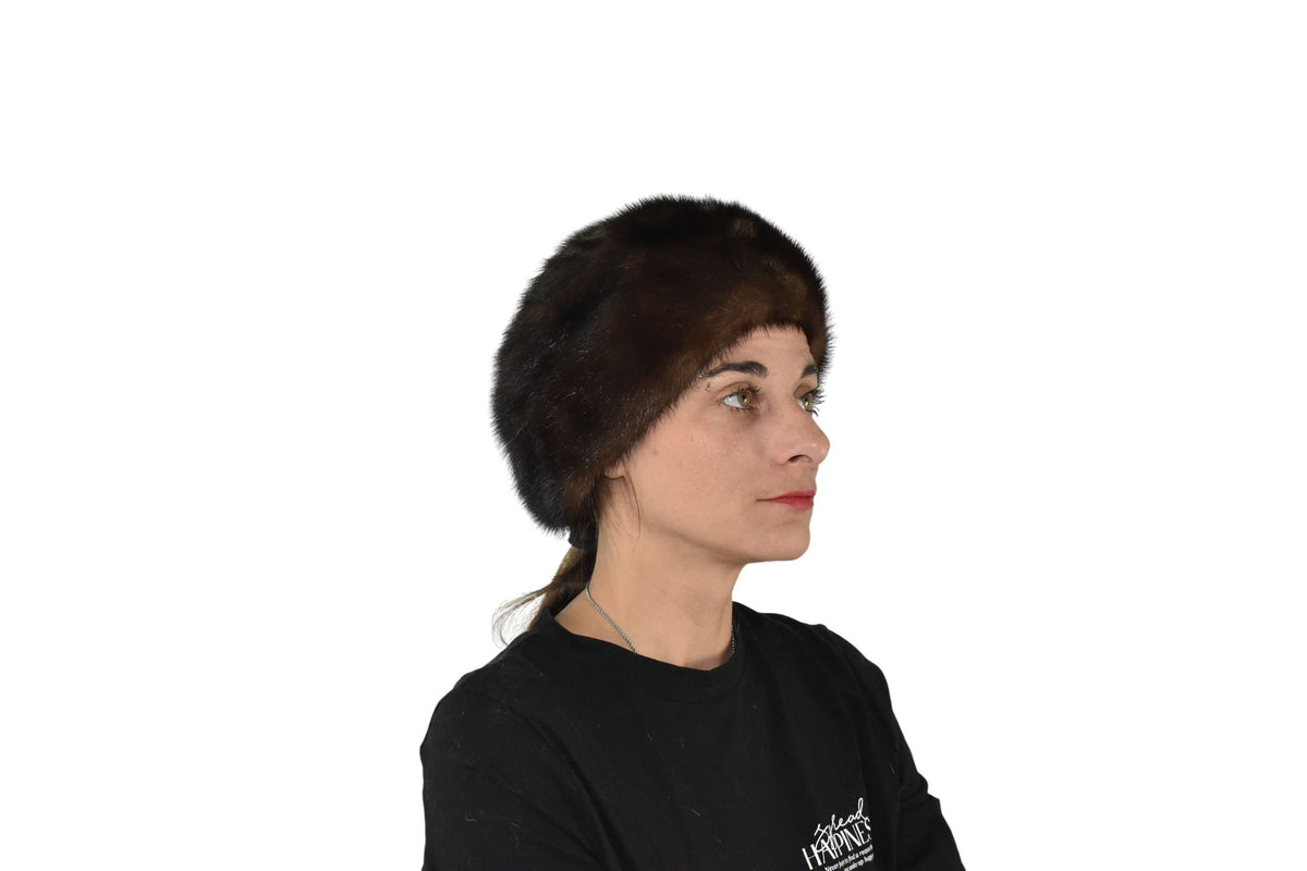 Fur Hat | Brown Fur Hat |  Mink Fur Hat | Cossack Hat | Winter Hat For Women | Gift For Her