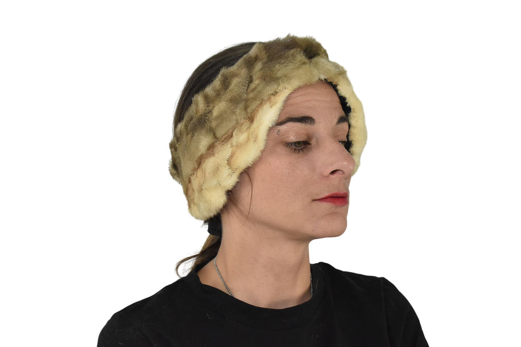 Fur Headband | Mink Fur Winter Headband | Womens Ear warmer  | Headband Gift For Her | Fur Neck Warmer