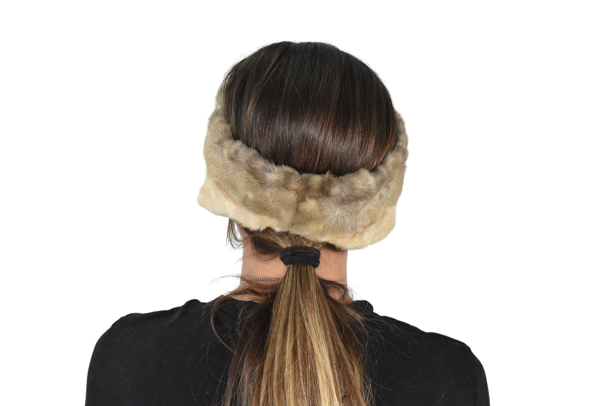 Fur Headband | Mink Fur Winter Headband | Womens Ear warmer  | Headband Gift For Her | Fur Neck Warmer