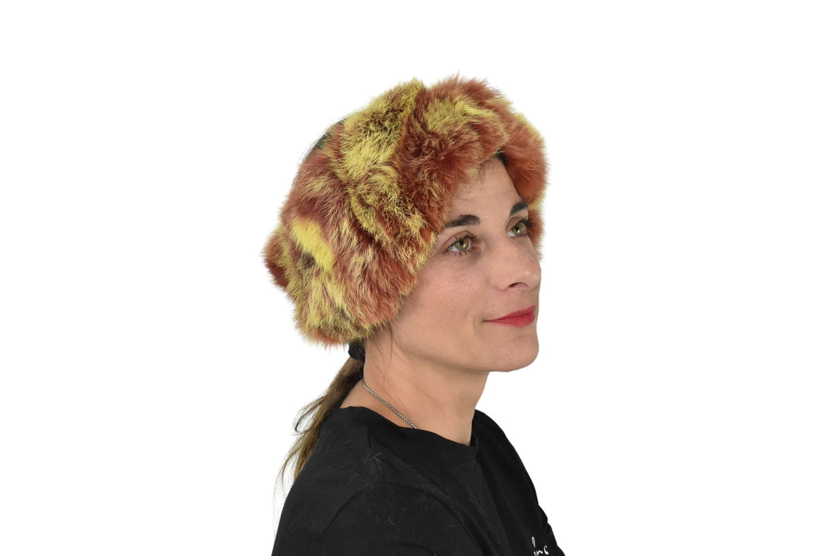 Fur Headband |  Fur Bandana | Rabbit Fur Winter Headband |  | Headband Gift For Her | Fur Neck Warmer