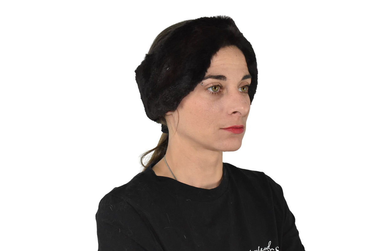 Fur Headband | Rex Rabbit Fur headband | Luxury Gift For Her
