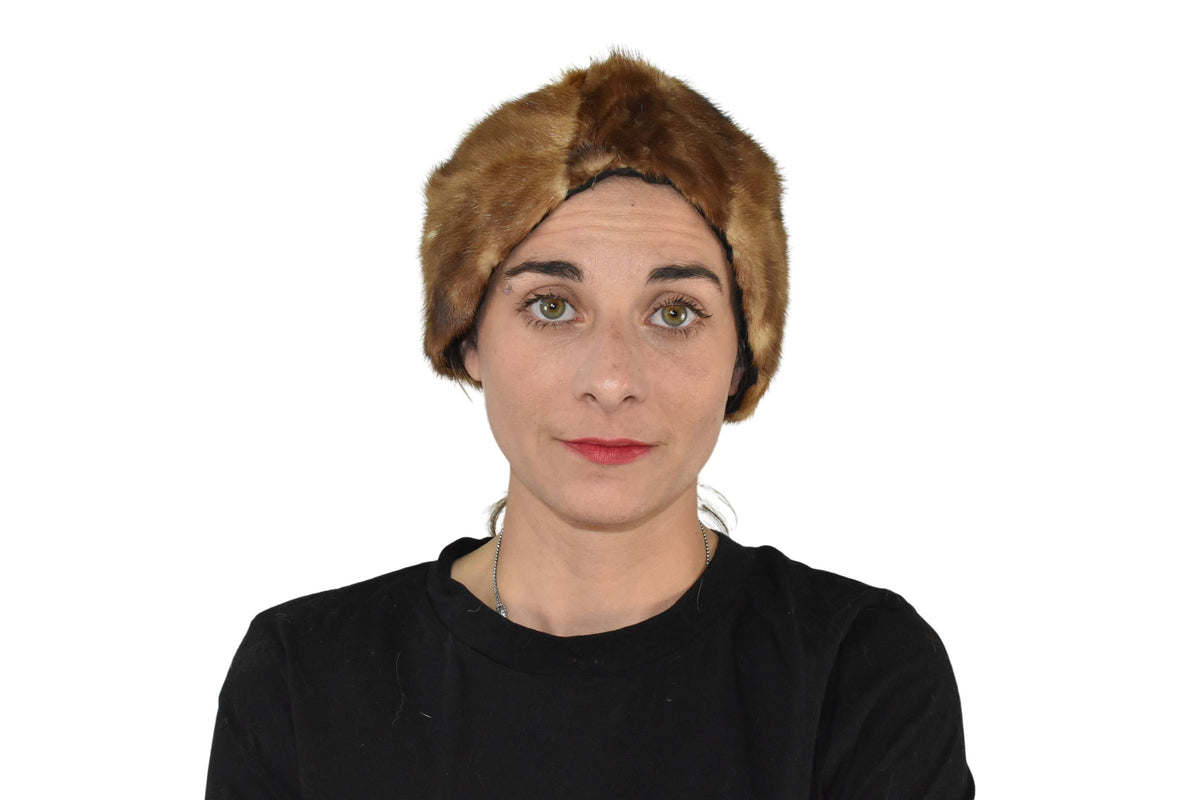 Fur Headband | Mink Fur Winter Headband | Fur Bandana | Headband Gift For Her | Fur Neck Warmer