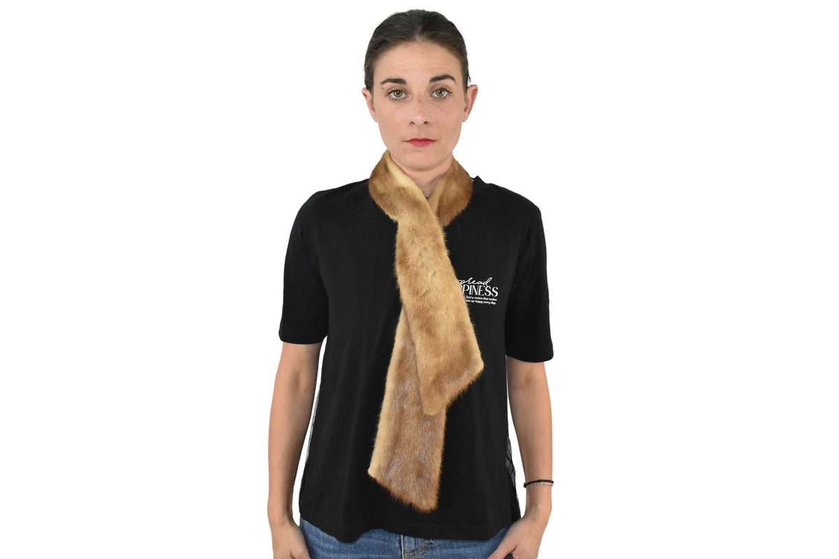 Fur Tie | Mink Fur Scarf  | Fur collar  | Luxury Fur gift For Her | Mink Fur Collar Tie