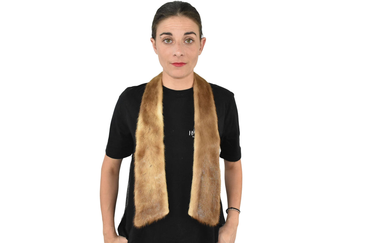 Fur Tie | Mink Fur Scarf  | Fur collar  | Luxury Fur gift For Her | Mink Fur Collar Tie