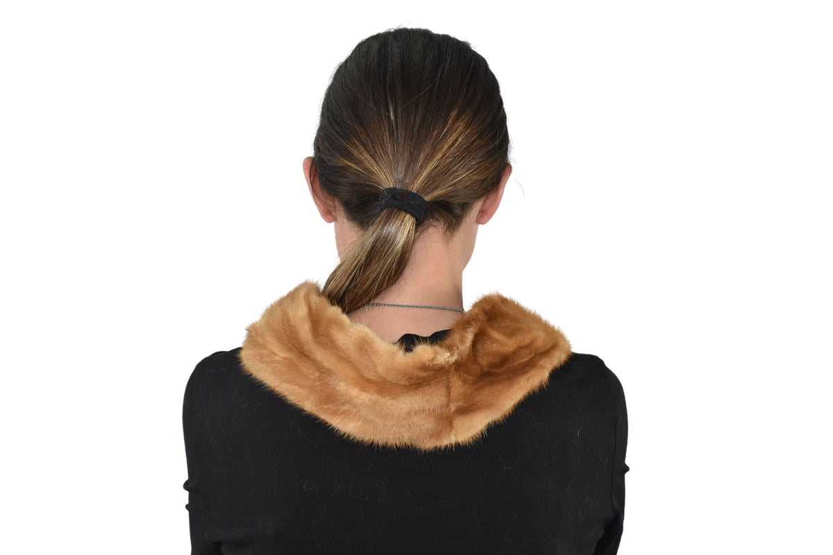 Mink Fur Neckwarmer  |  Fur Collar ,Scarf For Women | Mink Fur shawl | Fur Accessorie Gift For Him