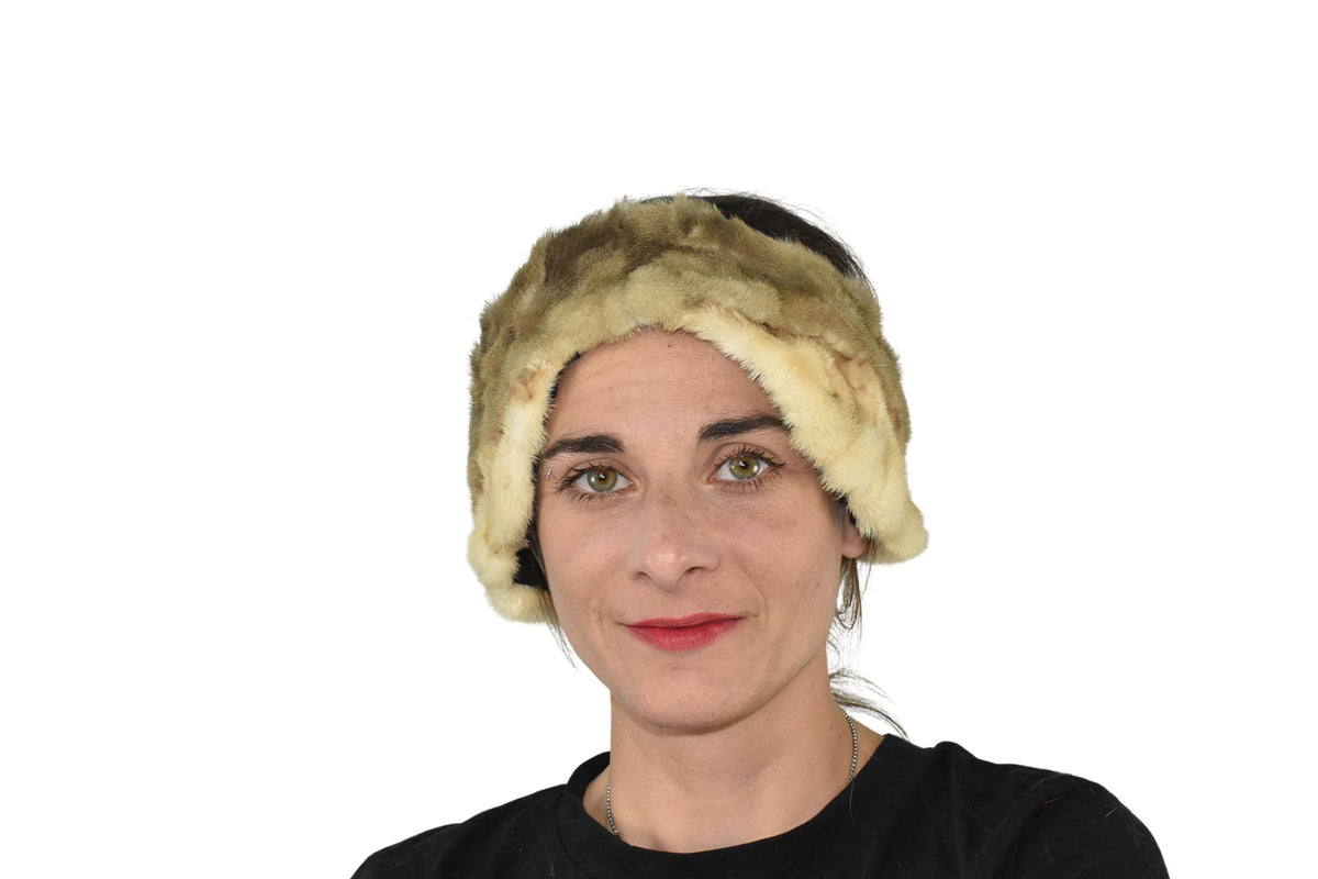 Fur Headband | Mink Fur Winter Headband | Womens Ear warmer  | Headband Gift For Her | Fur Neck Warmer