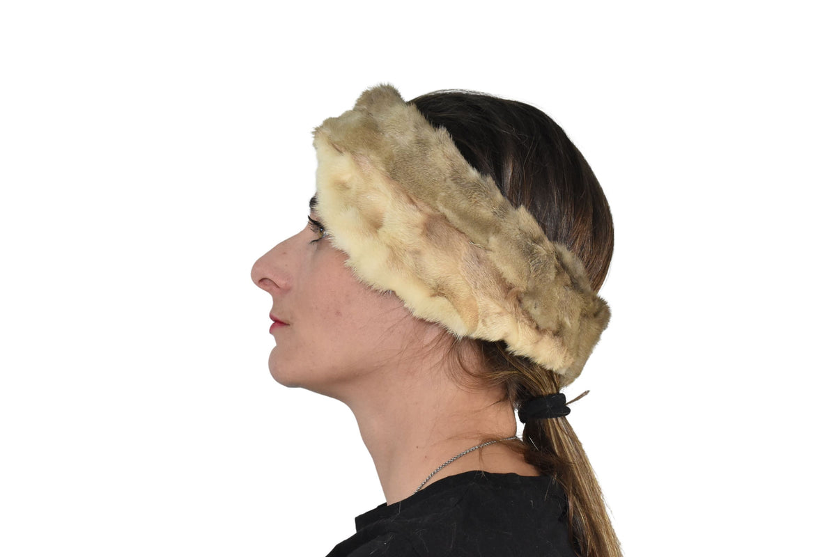 Fur Headband | Mink Fur Winter Headband | Womens Ear warmer  | Headband Gift For Her | Fur Neck Warmer
