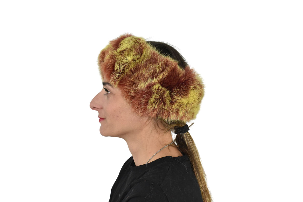 Fur Headband |  Fur Bandana | Rabbit Fur Winter Headband |  | Headband Gift For Her | Fur Neck Warmer