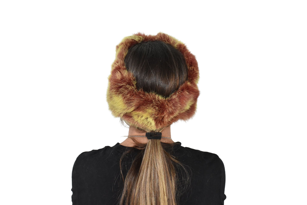 Fur Headband |  Fur Bandana | Rabbit Fur Winter Headband |  | Headband Gift For Her | Fur Neck Warmer