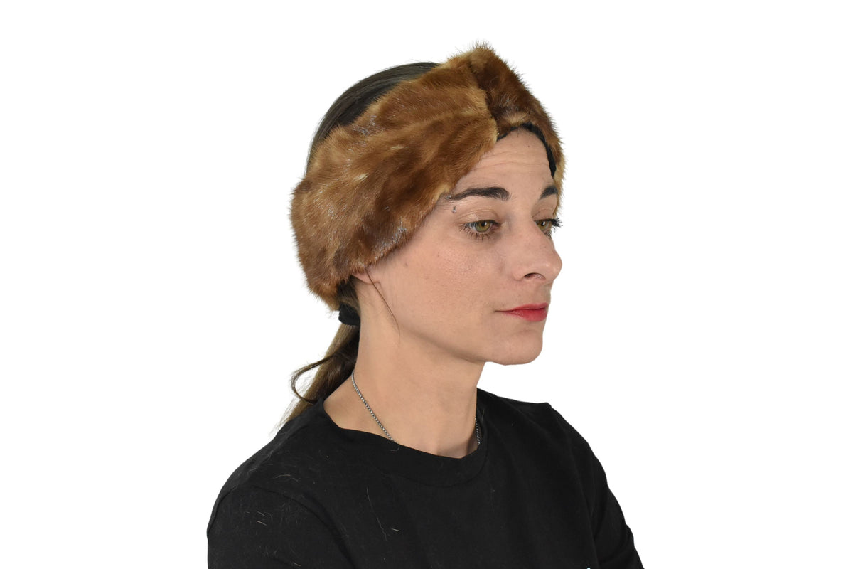 Fur Headband | Mink Fur Winter Headband | Fur Bandana | Headband Gift For Her | Fur Neck Warmer
