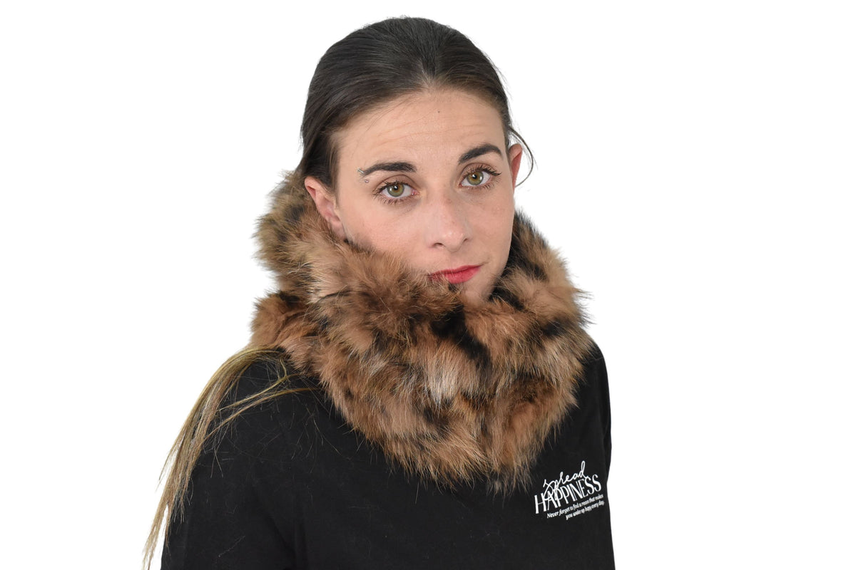 Fox Fur Neck Warmer | Fur Headband | Neck warmer | Fur scarf | Fur Collar |  Luxury Gift For Her