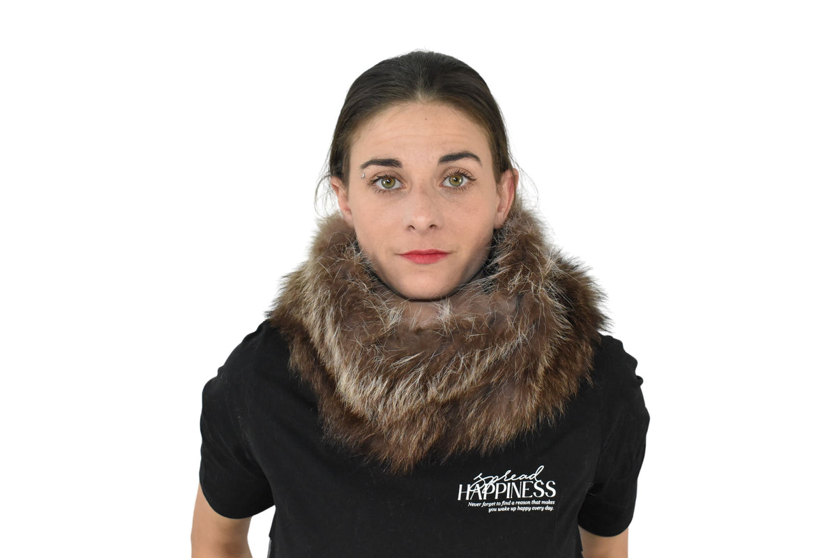Fox Fur Neck Warmer | Fur Headband | Neck warmer | Fur scarf | Fur Collar |  Luxury Gift For Her