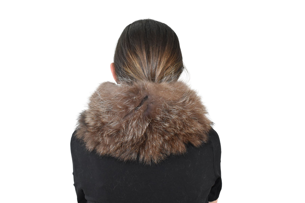 Fox Fur Neck Warmer | Fur Headband | Neck warmer | Fur scarf | Fur Collar |  Luxury Gift For Her