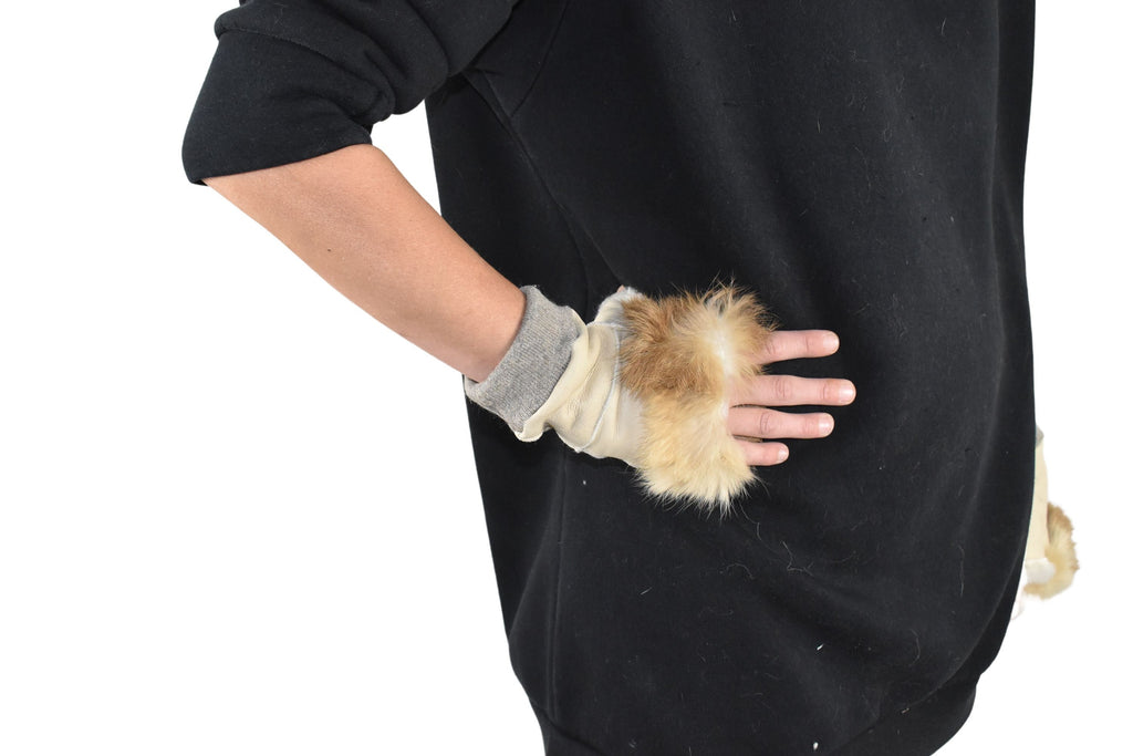 Shearling fingerless gloves | Sheepskin Gloves | Fur Gloves | Gift For her
