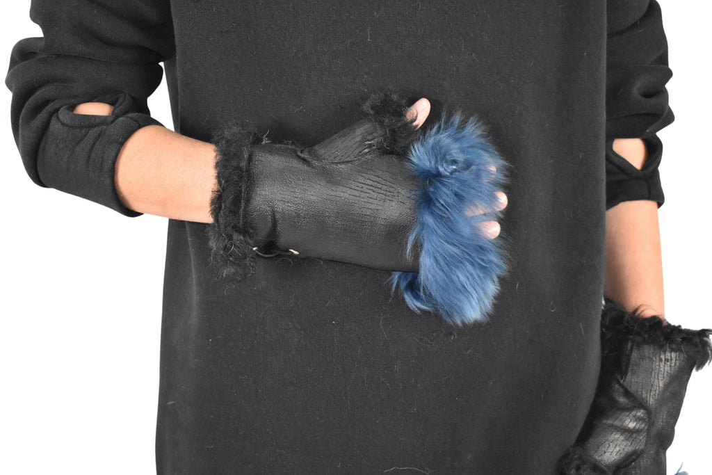 Shearling fingerless gloves | Sheepskin Gloves | Fur Gloves | Gift For her