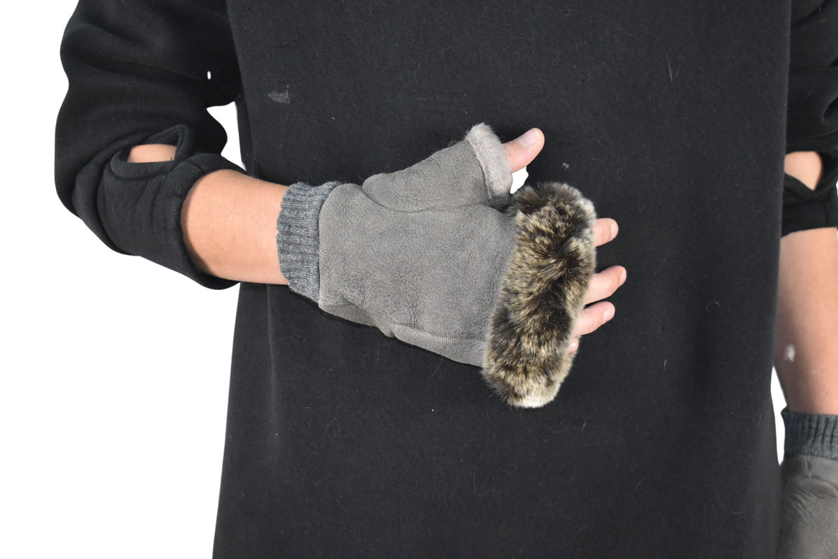 Shearling fingerless gloves | Sheepskin Gloves | Fur Gloves | Gift For her