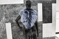 Large Fox Fur Collar | Fur Collar For Coat And Jackets| Coat Collar | Detachable Fur collar | mood indigo Fur Collar For Leather jacket