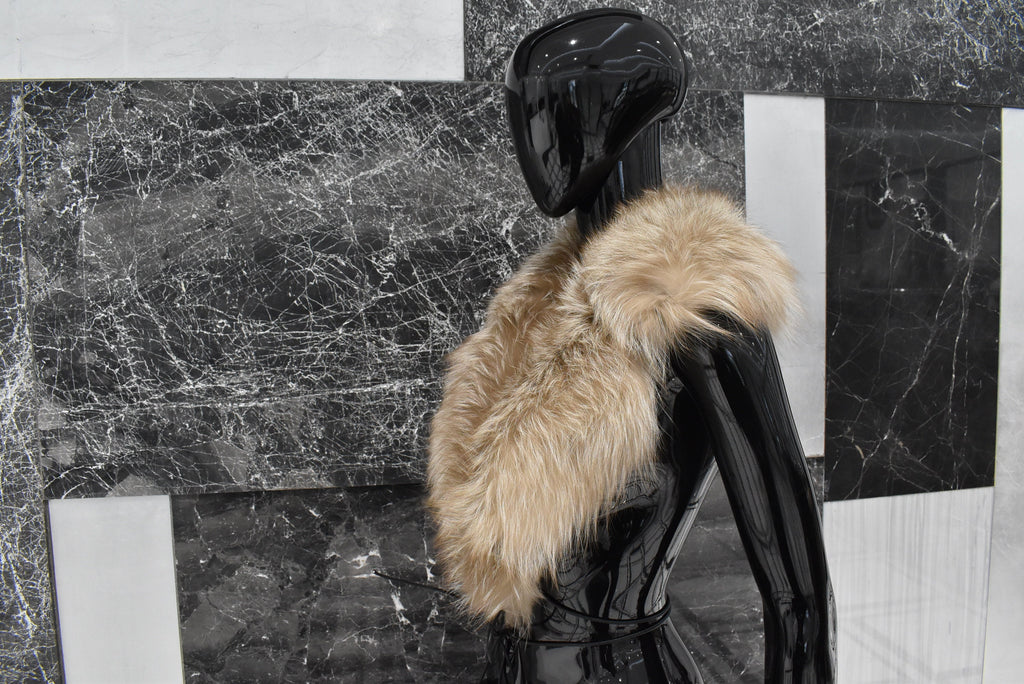 Luxury Big Fox Fur Collar |  Fur Collar | Detachable Fur collar | Gift For Her