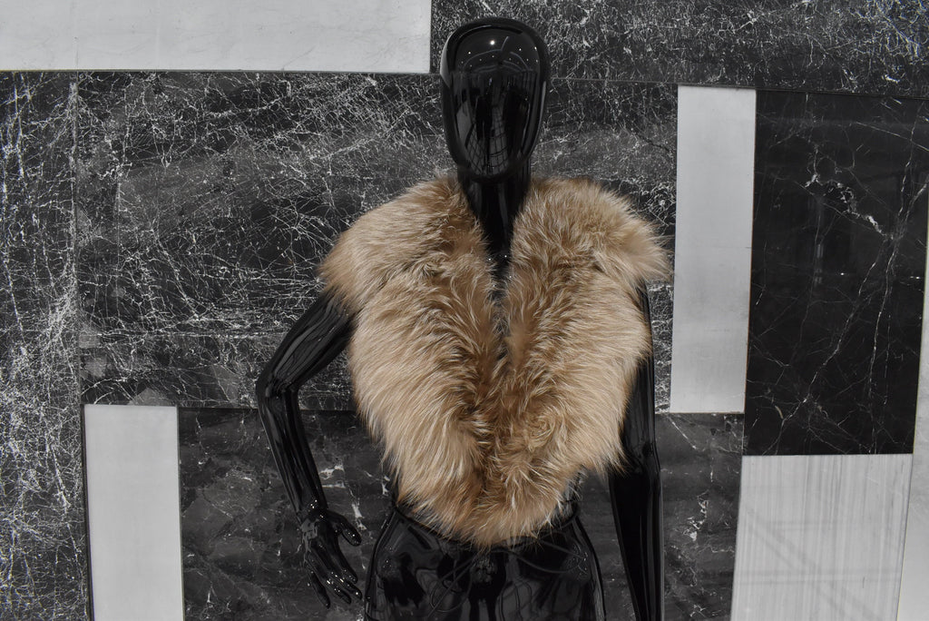 Luxury Big Fox Fur Collar |  Fur Collar | Detachable Fur collar | Gift For Her