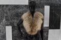 Luxury Big Fox Fur Collar |  Fur Collar | Detachable Fur collar | Gift For Her