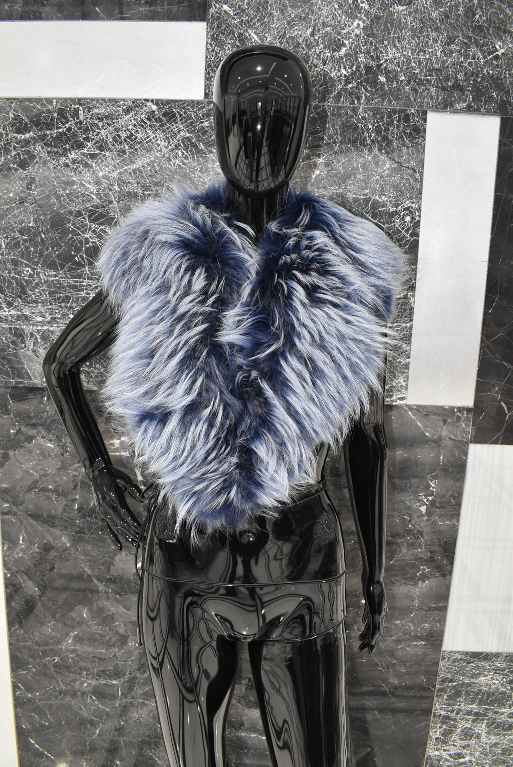 Large Fox Fur Collar | Fur Collar For Coat And Jackets| Coat Collar | Detachable Fur collar | mood indigo Fur Collar For Leather jacket