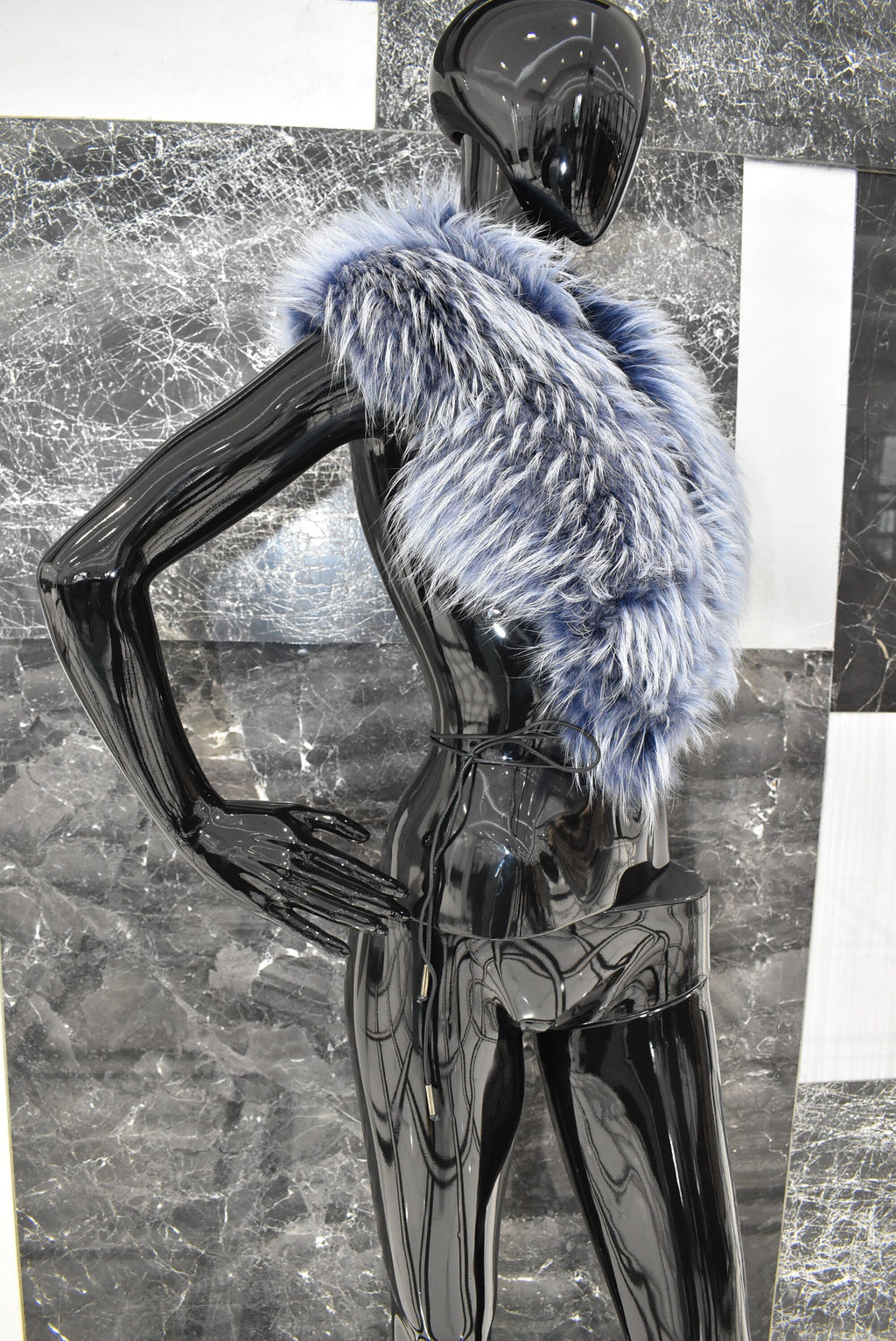Large Fox Fur Collar | Fur Collar For Coat And Jackets| Coat Collar | Detachable Fur collar | mood indigo Fur Collar For Leather jacket