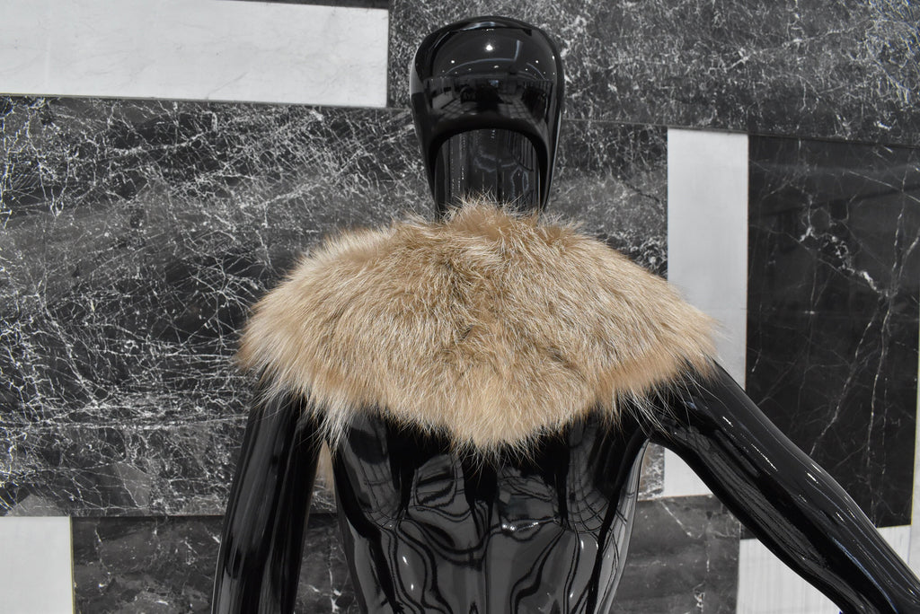 Luxury Big Fox Fur Collar |  Fur Collar | Detachable Fur collar | Gift For Her