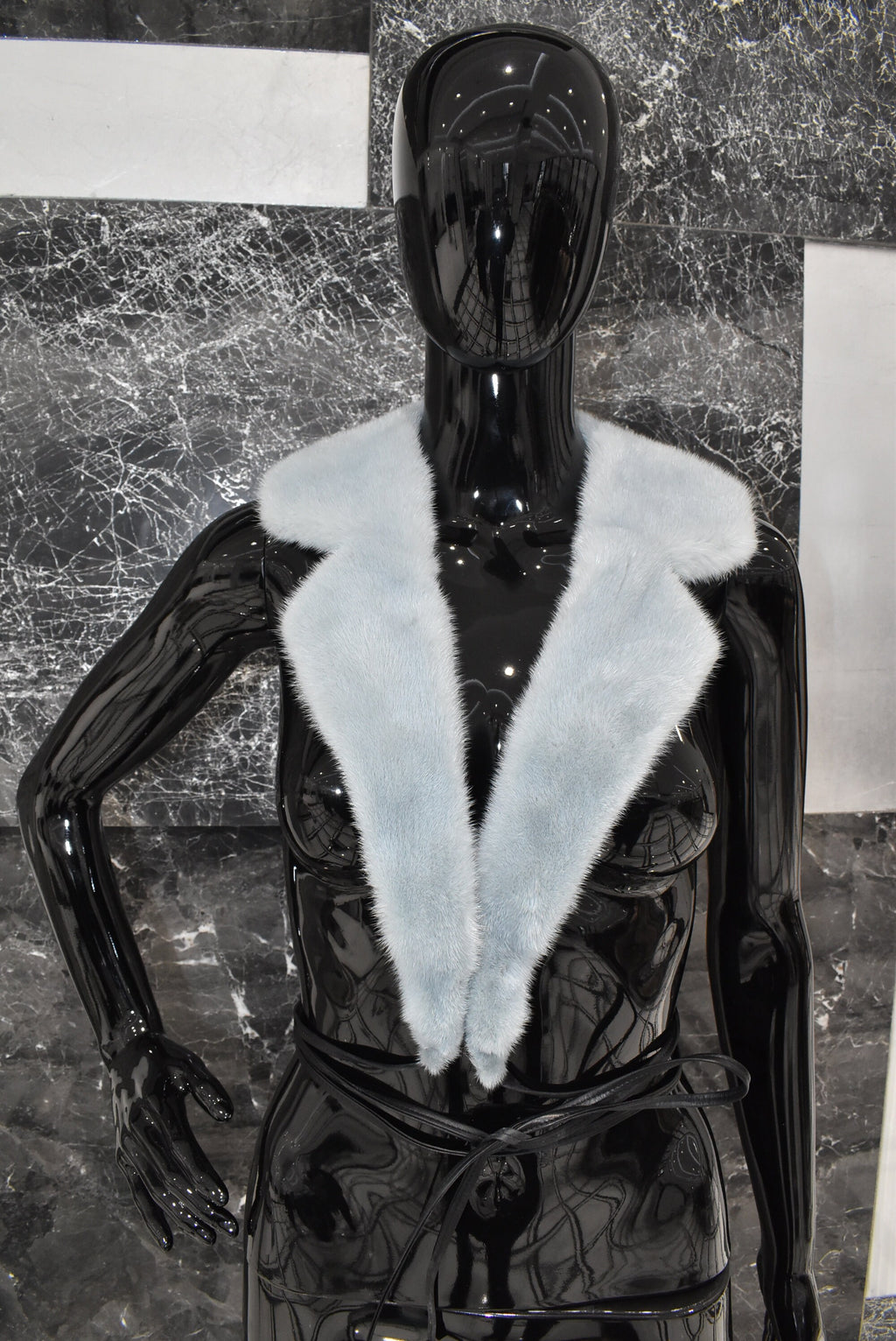 Mink Fur Collar | Baby Pink Fur Collar | Handmade mink Collar