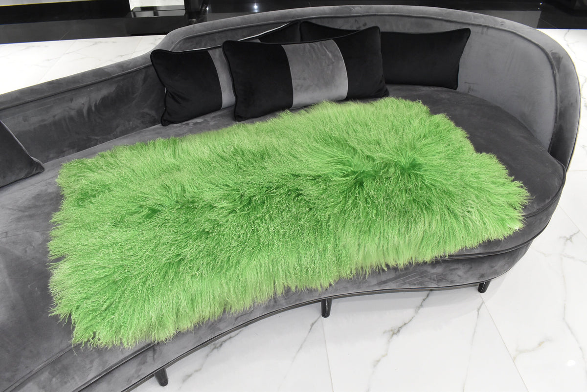 Mongolian Fur Throw | Fur Rug Plate | Fur Throw Blanket | Handmade Fur Throw