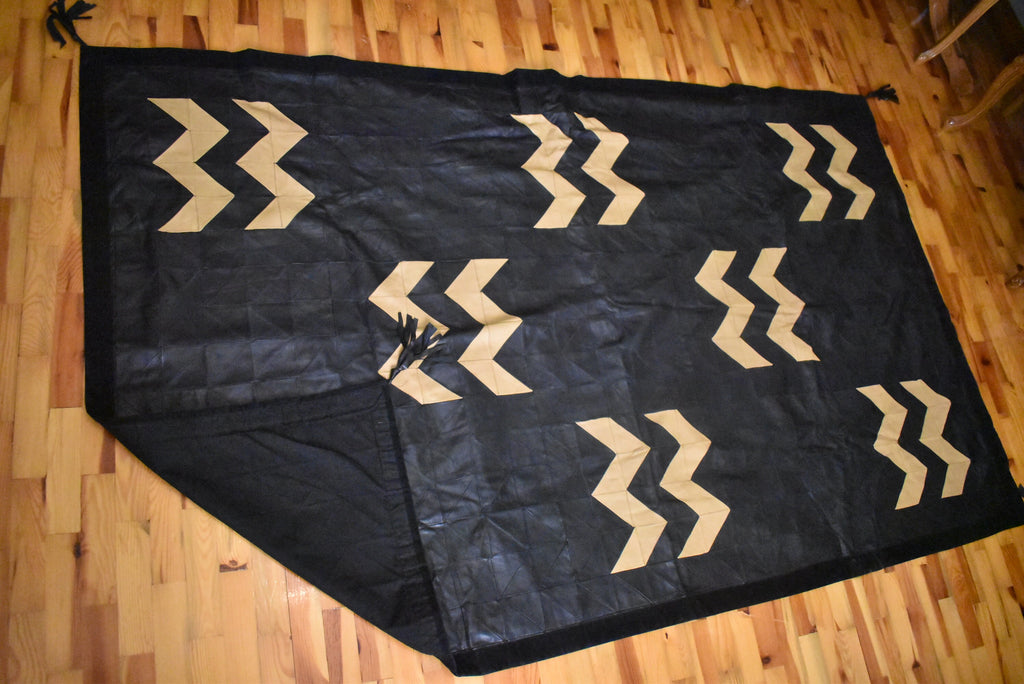 Real Leather Sofa Throw Cover  |  Leather Blanket |  handmade Sofa Slipcover | Cover Throw | leather With Fur Sofa Cover Throw
