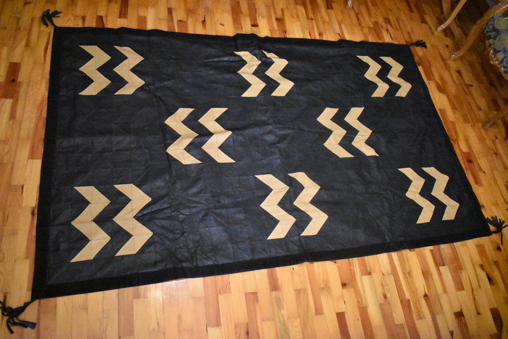 Real Leather Sofa Throw Cover  |  Leather Blanket |  handmade Sofa Slipcover | Cover Throw | leather With Fur Sofa Cover Throw