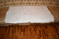 Sofa cover | Luxury Fur Throw | White Sheared Rabbit Fur Cover Blanket | Armchair Cover Made of Real Fur