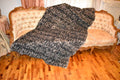 Shearling Sofa Cover | Sofa Throw  Blanket | Handmade  Fur Throw | Sheepskin Fur Bedspread