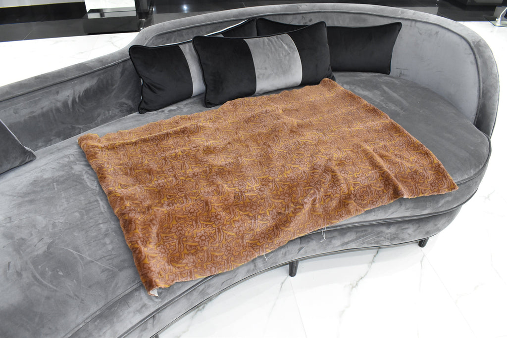 Sheared Rabbit Fur Rug | Fur Throw  | Fur Blanket | luxury Fur Carpet