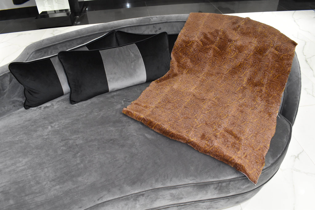 Sheared Rabbit Fur Rug | Fur Throw  | Fur Blanket | luxury Fur Carpet