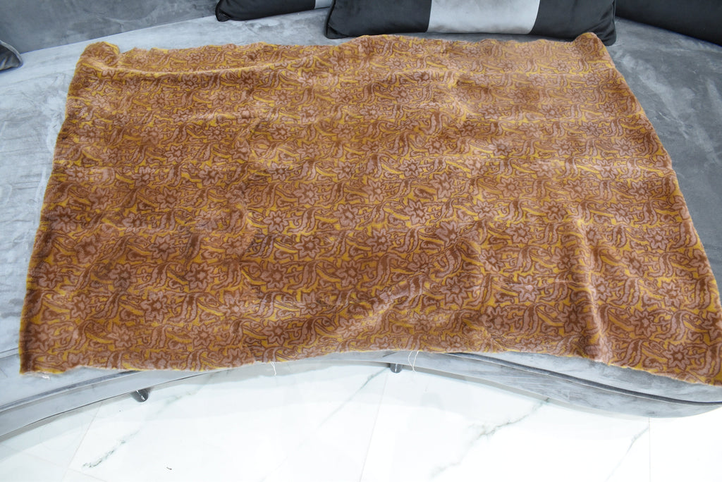 Sheared Rabbit Fur Rug | Fur Throw  | Fur Blanket | luxury Fur Carpet