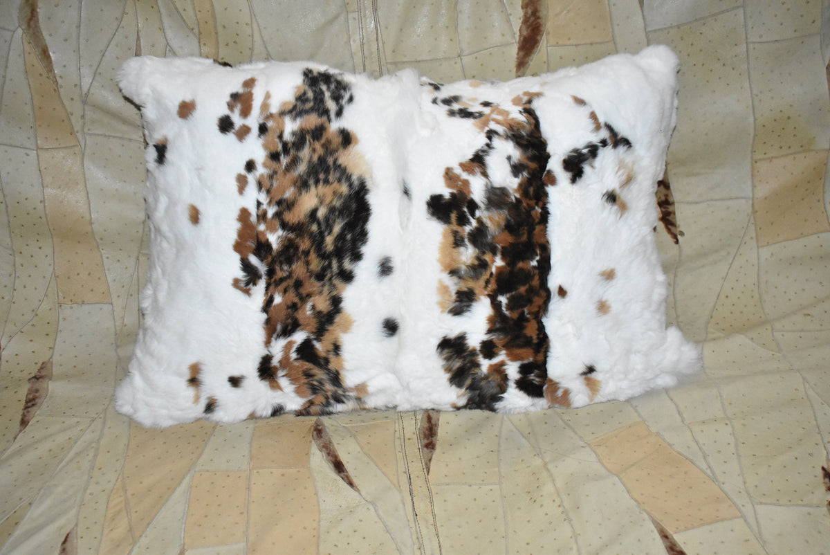 Fur pillow cover | Rex rabbit Fur Pillow Case | Fluffy Fur Pillow | Fur Home Accessories