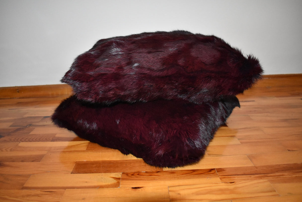 Fur pillow cover | Rabbit Fur Pillow Case | Home Decor Accessories | Fur Home Accessories