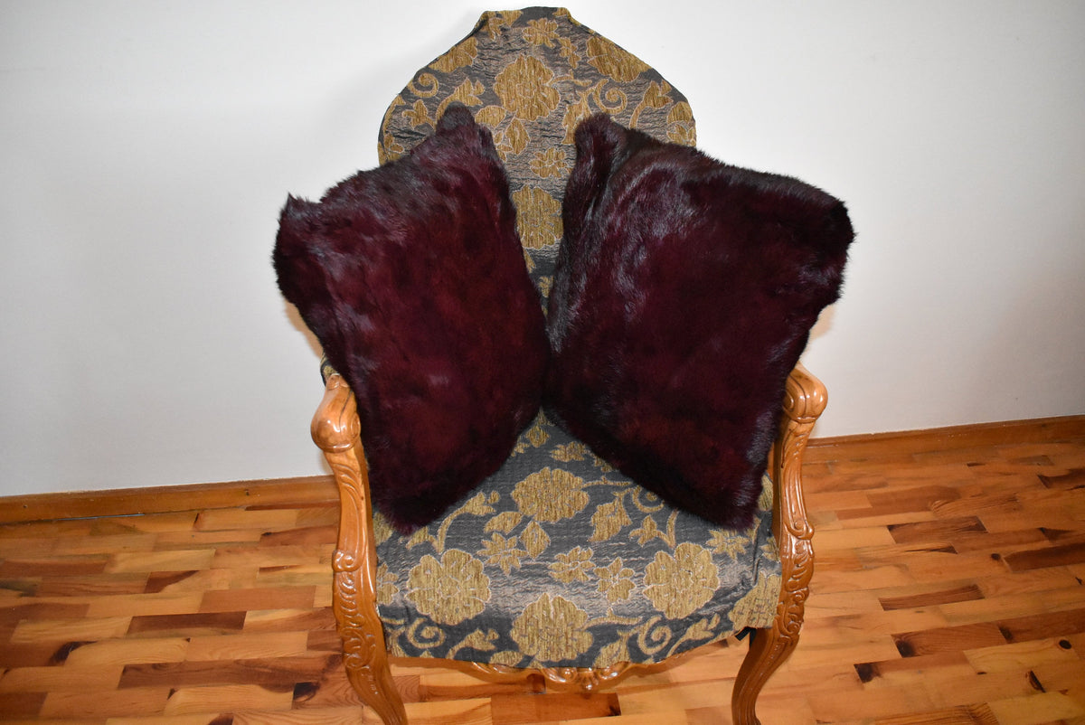 Fur pillow cover | Rabbit Fur Pillow Case | Home Decor Accessories | Fur Home Accessories