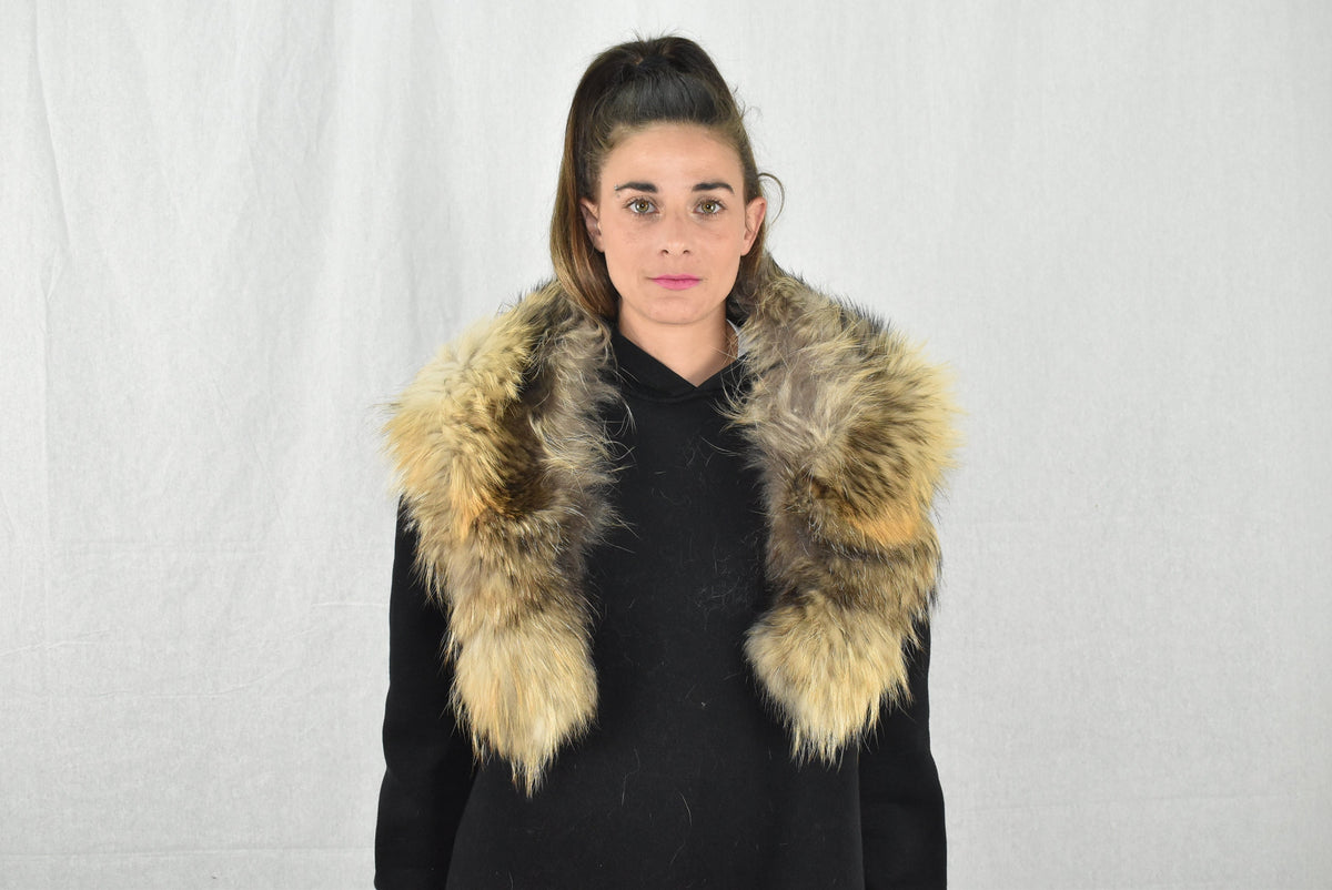 Detachable Fur Collar , Fur Collar, Fox Collar, winter collar, Coat collar,Made In Greece