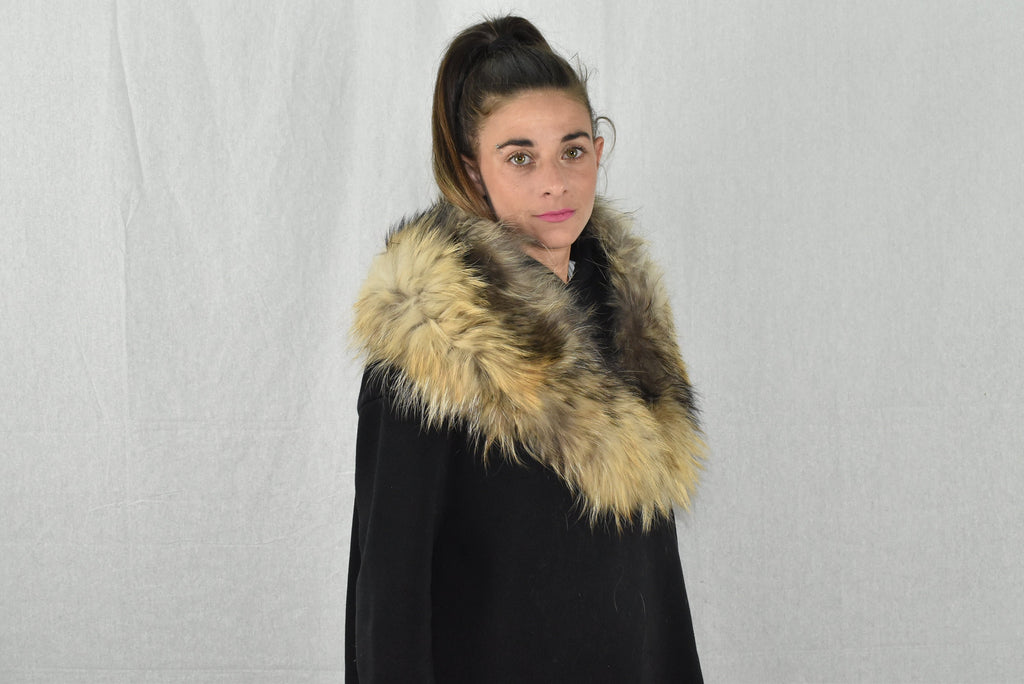 Detachable Fur Collar , Fur Collar, Fox Collar, winter collar, Coat collar,Made In Greece