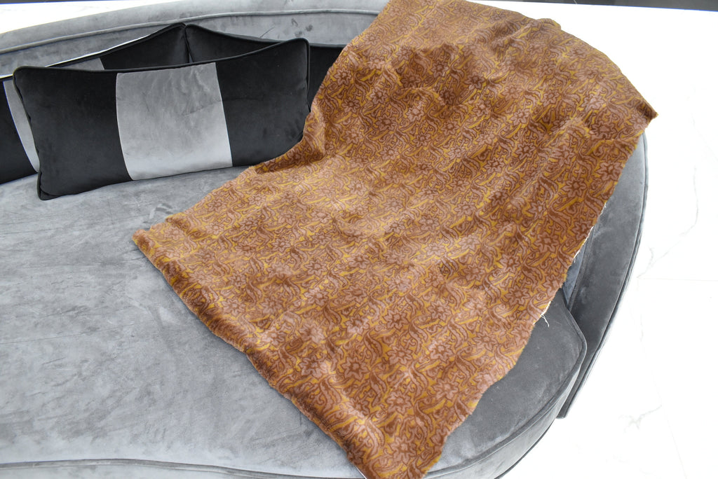 Sheared Rabbit Fur Rug | Fur Throw  | Fur Blanket | luxury Fur Carpet