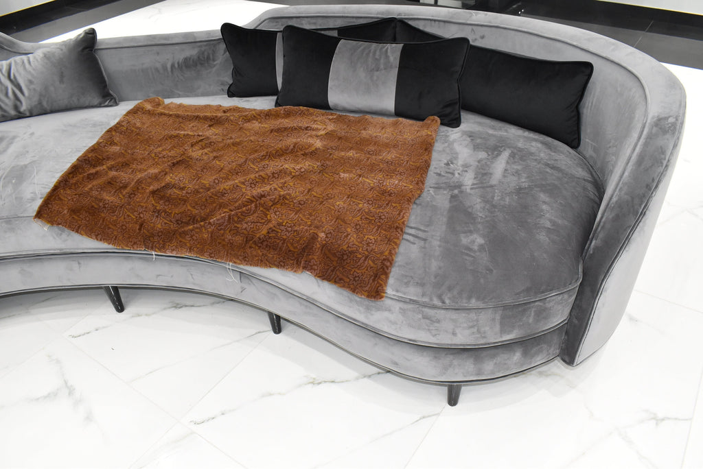 Sheared Rabbit Fur Rug | Fur Throw  | Fur Blanket | luxury Fur Carpet