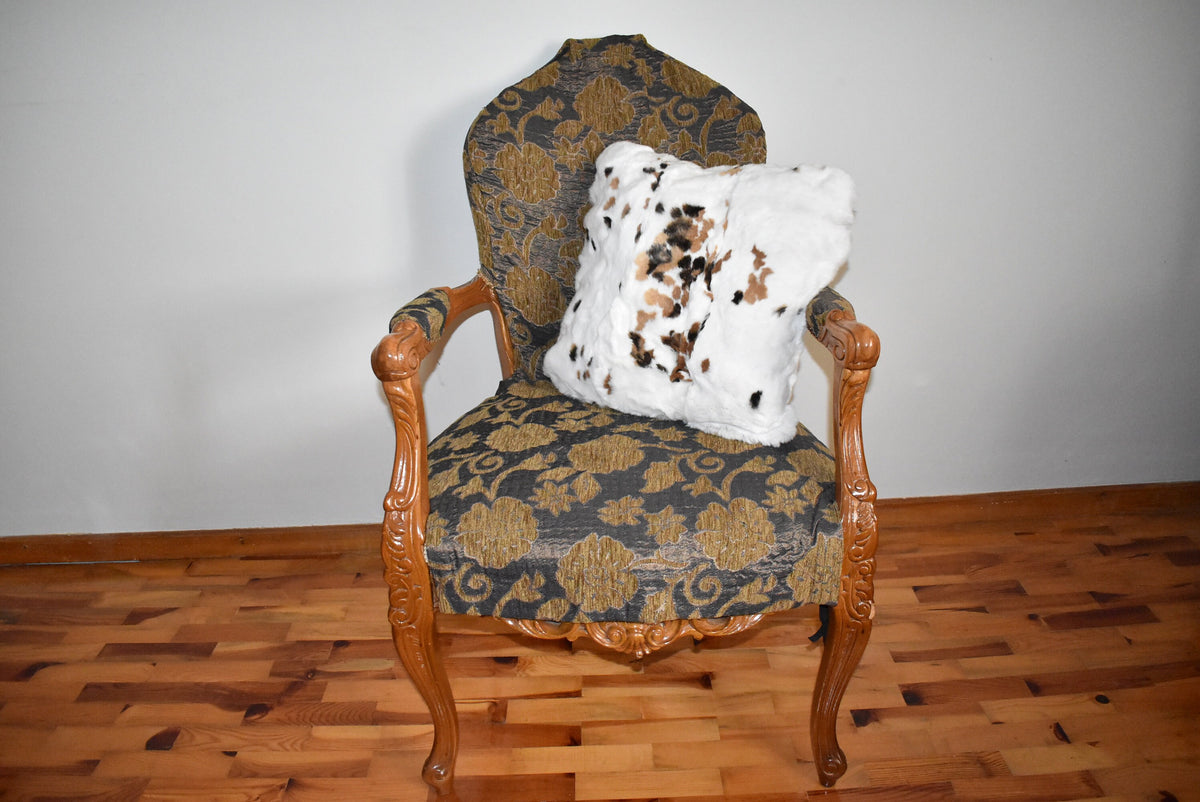 Fur pillow cover | Rex rabbit Fur Pillow Case | Fluffy Fur Pillow | Fur Home Accessories