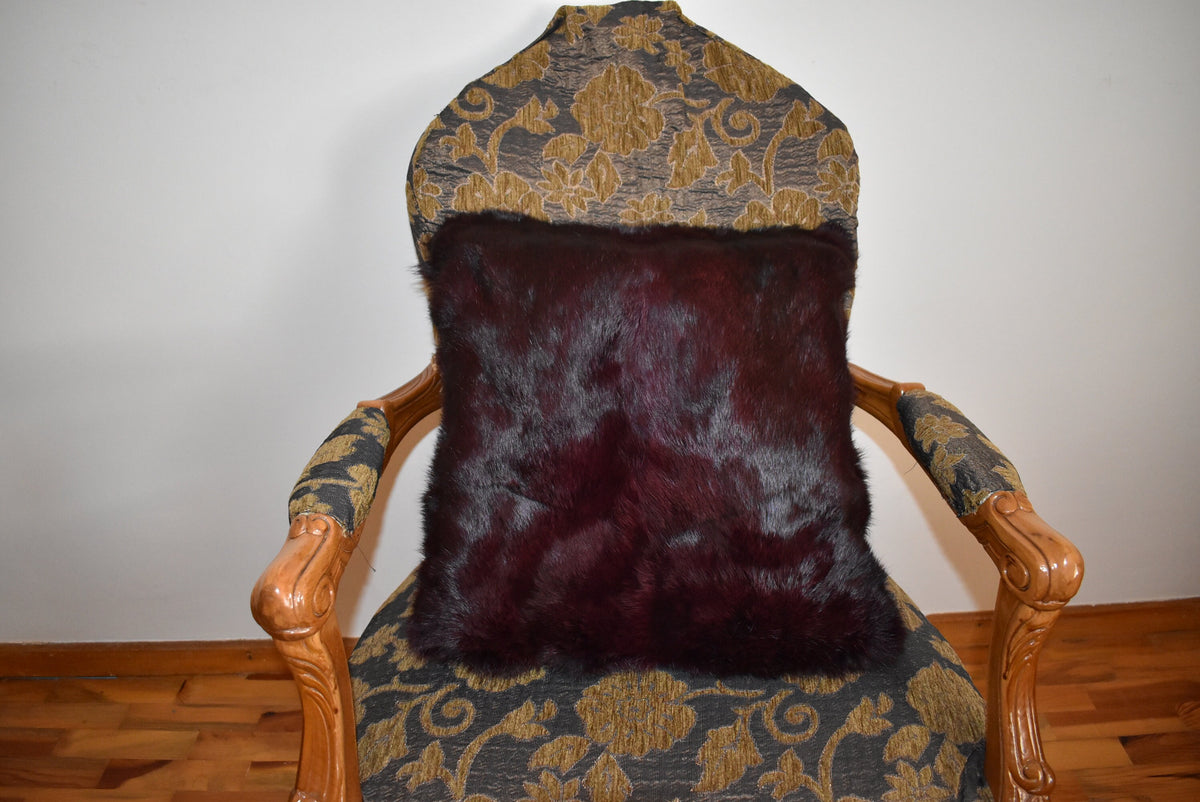 Fur pillow cover | Rabbit Fur Pillow Case | Home Decor Accessories | Fur Home Accessories