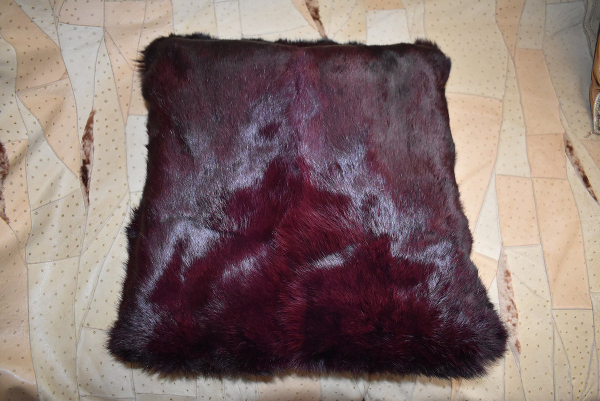 Fur pillow cover | Rabbit Fur Pillow Case | Home Decor Accessories | Fur Home Accessories