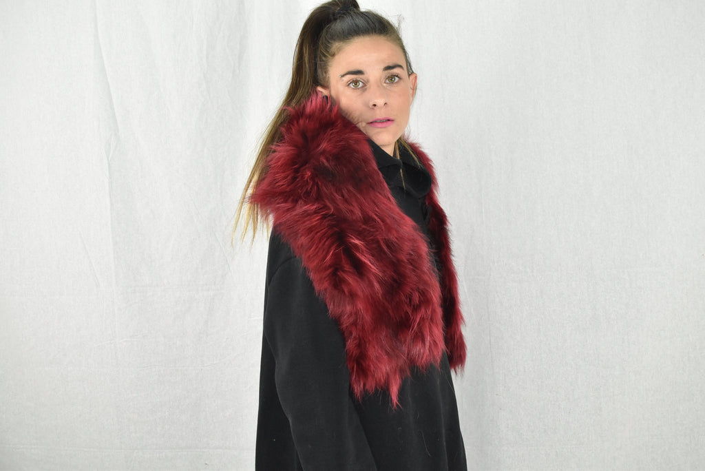 Luxury Red Fox Fur Collar- Scarf