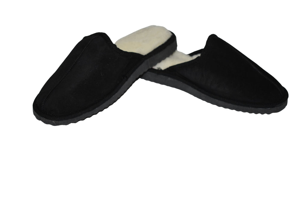 Genuine Sheepskin Slippers For Men | sheariling Fur Slippers | Winter slippers | Fur slides | Leather Slippers