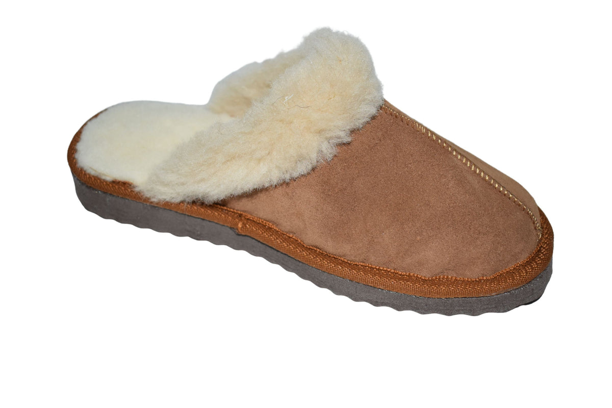 Genuine Sheepskin Slippers | Sheariling Fur Slippers | Winter slippers | Fur slides | Great gift for her