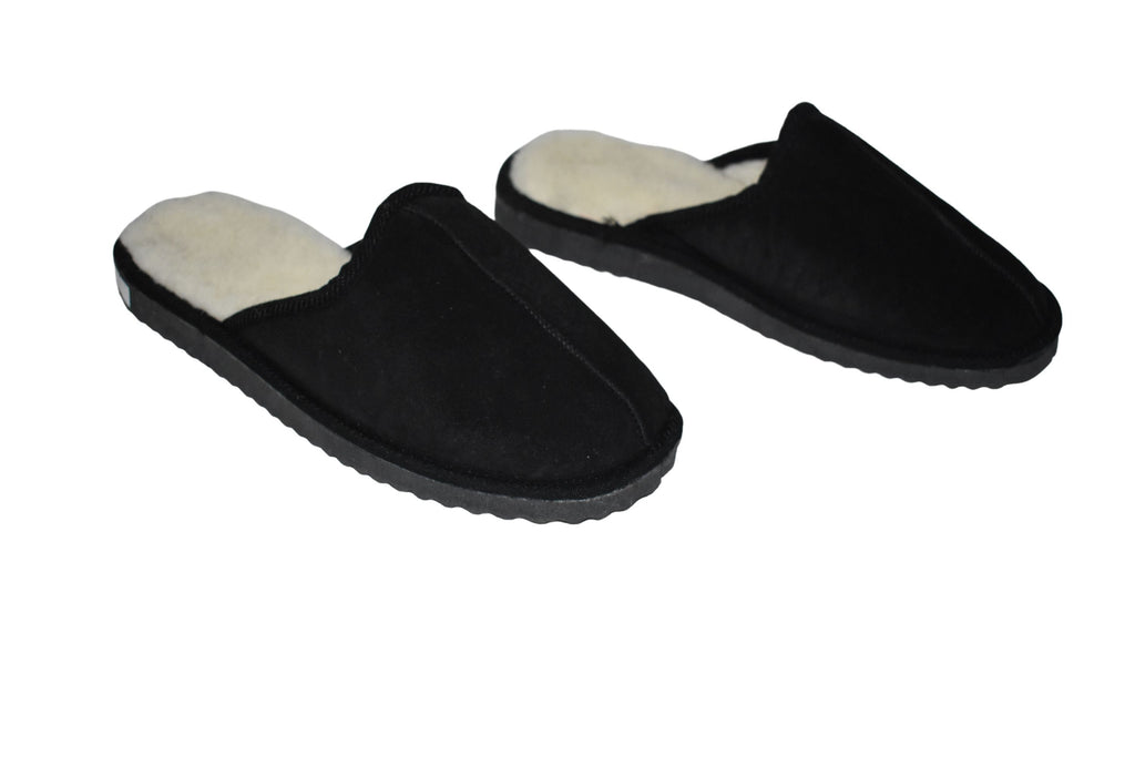 Genuine Sheepskin Slippers For Men | sheariling Fur Slippers | Winter slippers | Fur slides | Leather Slippers